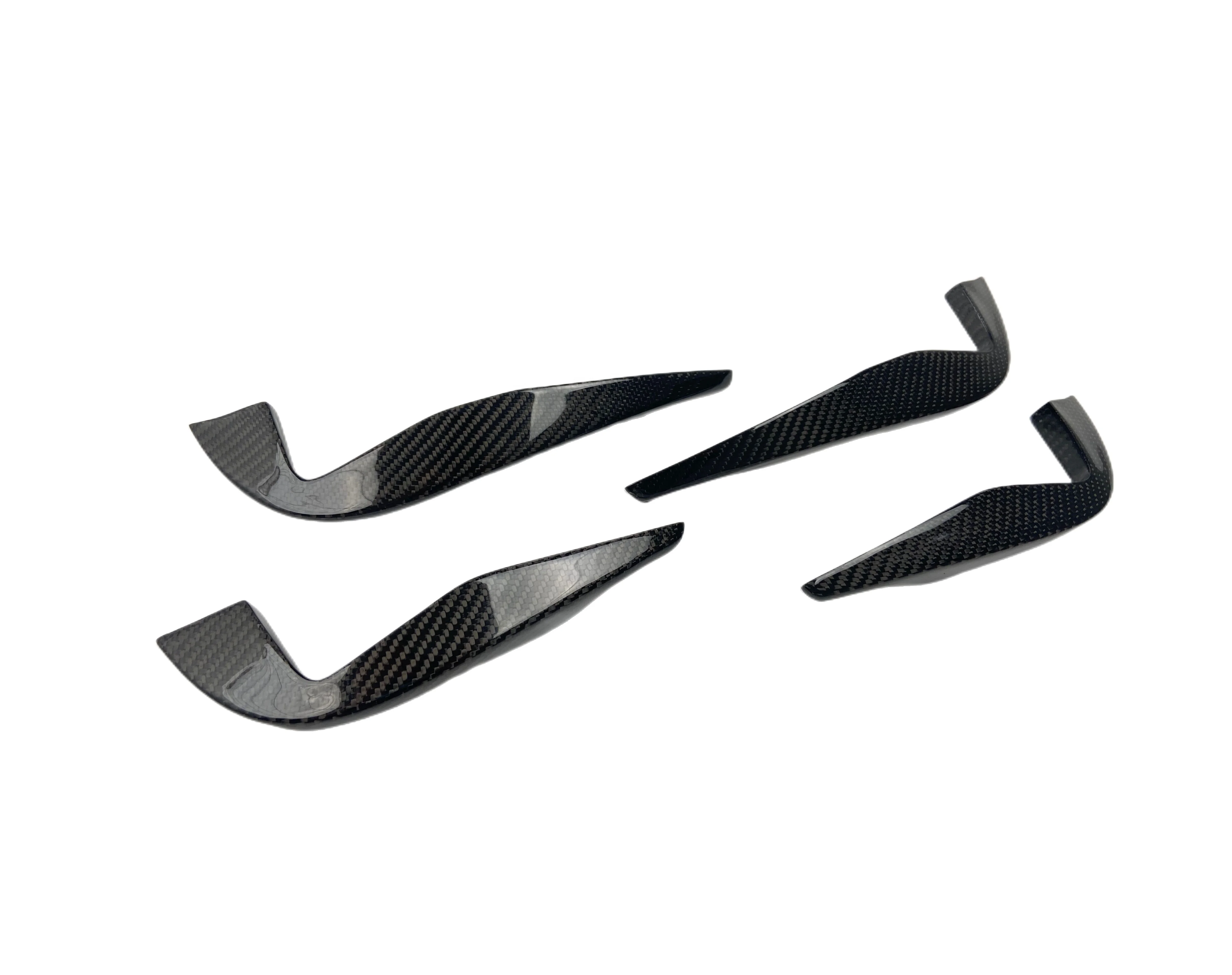 Audi TT RS parachoques frontal fibra de carbono con canards y aletas - imagen 3