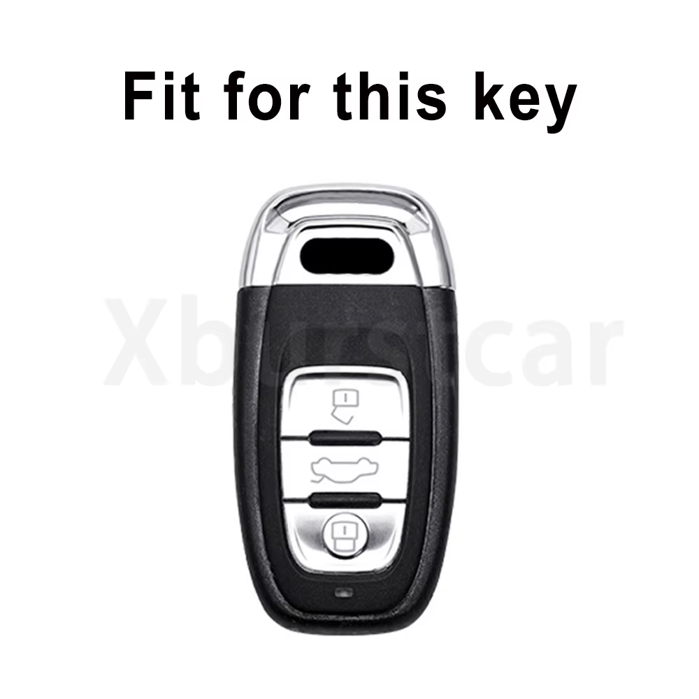 Carcasa de cuero TPU para llave de coche Audi