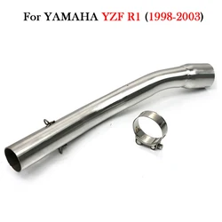 Silenciador de escape tubo enlace Yamaha YZF R1 1998-2003 modificado