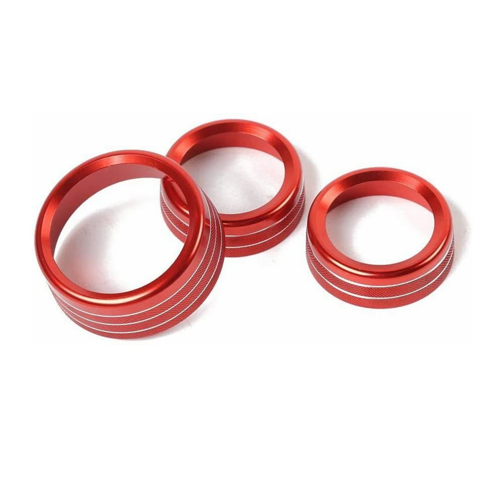 Perillas aire acondicionado rojo Challenger Charger Chrysler 300 Ram - imagen 4