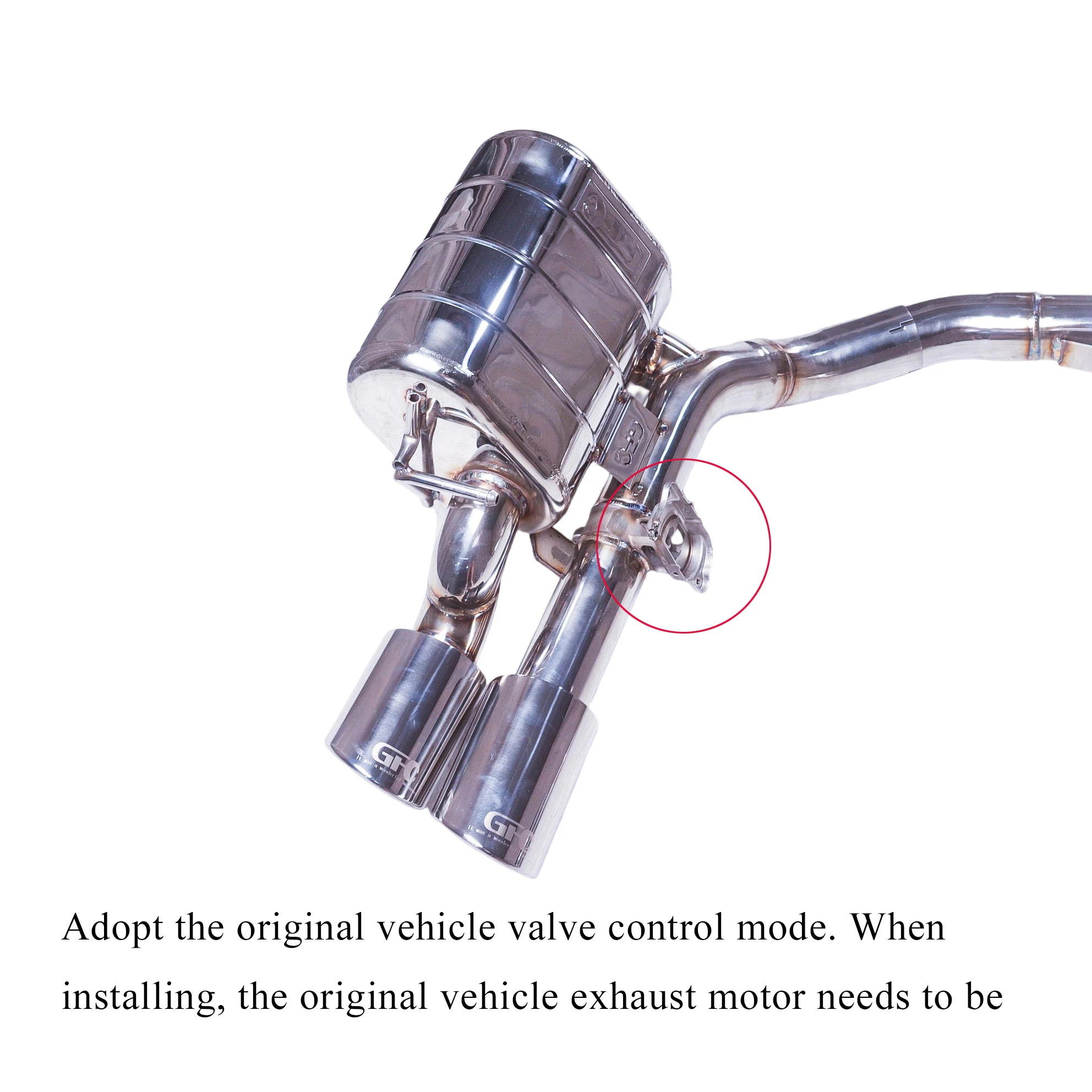 Componentes del sistema de escape Valvetronic