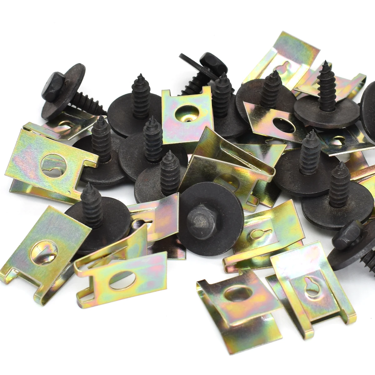 Tornillos de guardabarros con clip en U para BMW E46, E90, E92 y F10 - imagen 5