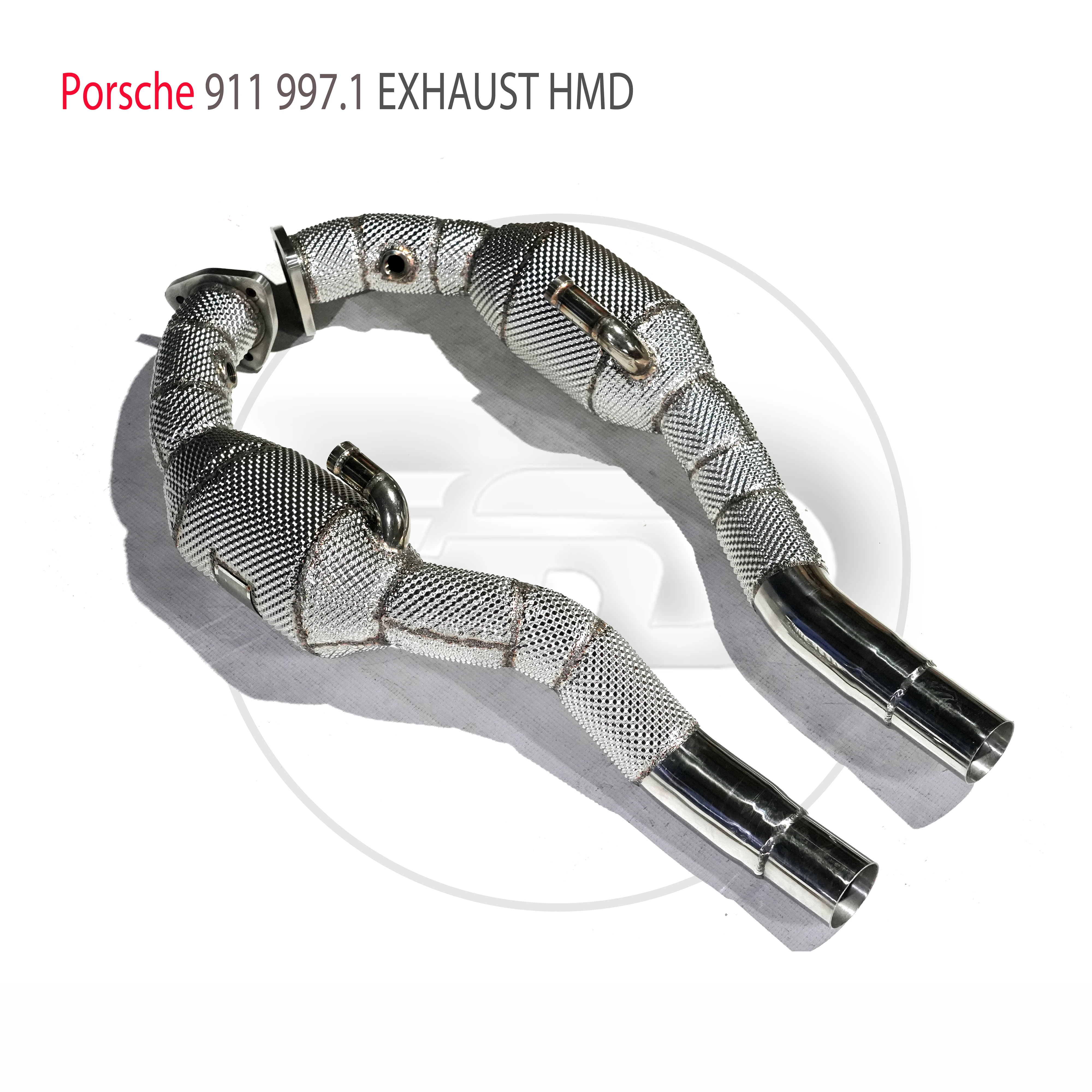 Tubo de escape HMD Porsche 911 997.1 con catalizador – Cat-back - imagen 3