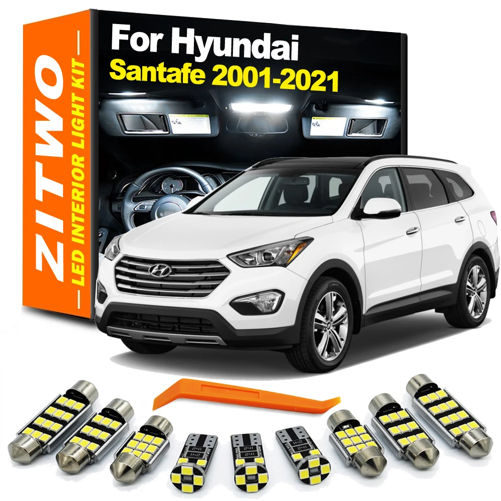 Kit bombillas LED ZITWO para Hyundai Santa Fe plafón interior