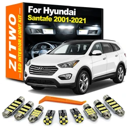 Kit bombillas LED ZITWO para Hyundai Santa Fe plafón interior