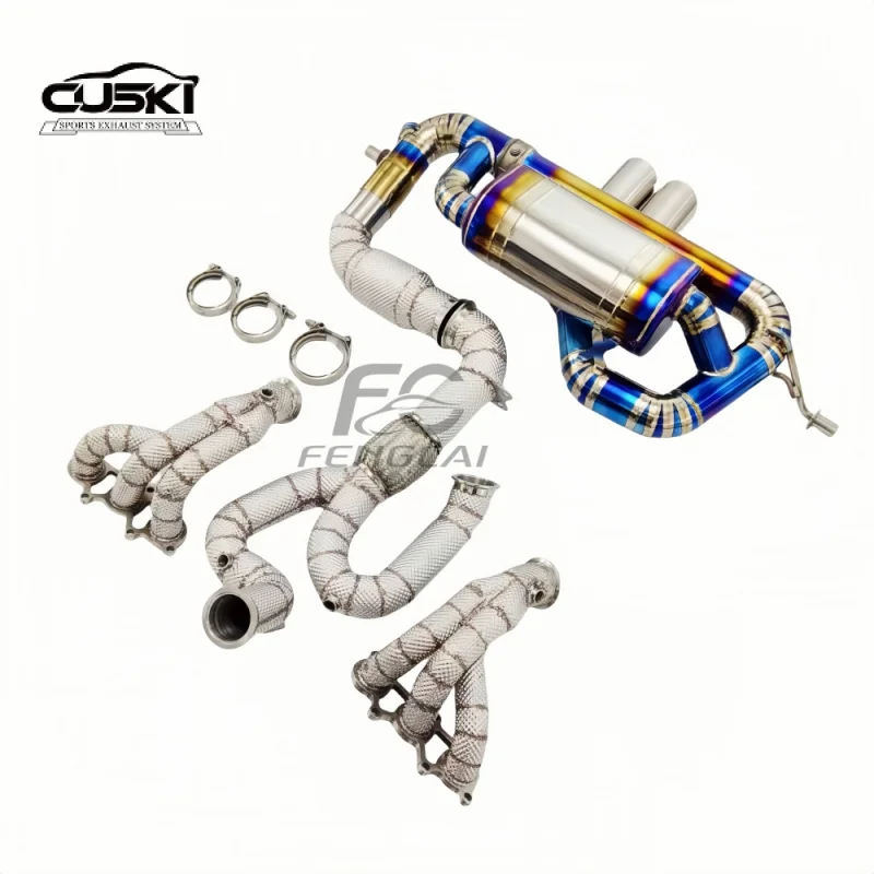 Silenciador de titanio y colector S-tube para Lotus Evora GT410 3.5T - imagen 5
