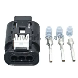 Conector eléctrico hembra 3 pines impermeable – Automóvil