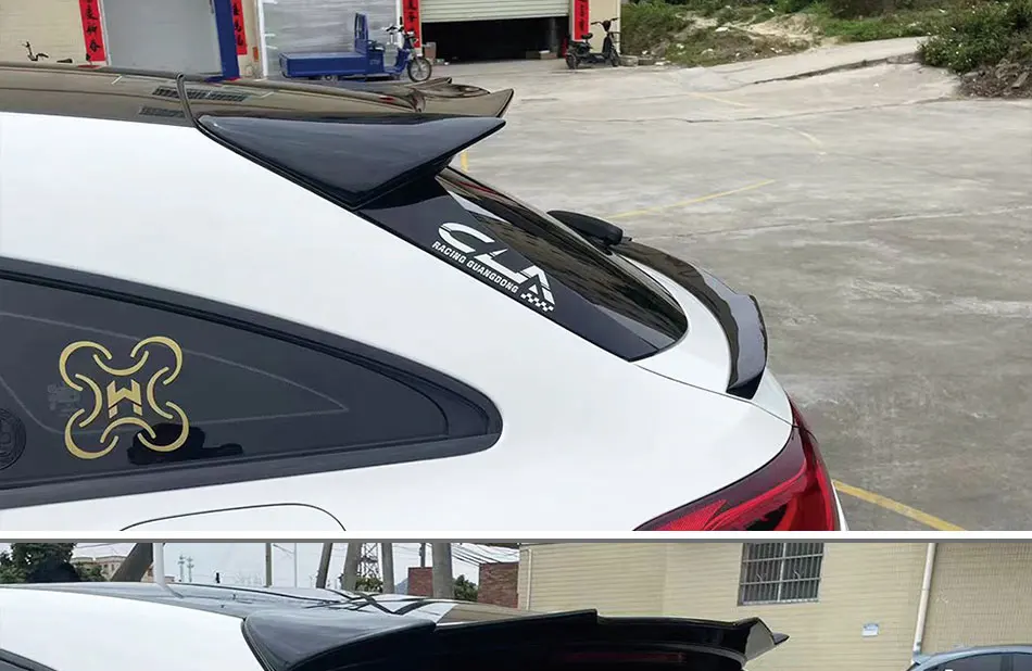 Detalle del accesorio exterior trasero para Mercedes-Benz CLA