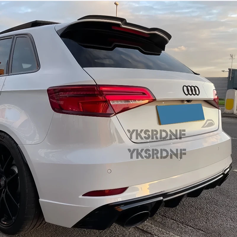 Alerón techo trasero ABS Audi A3 S3 8V Sportback 2014-2020 - imagen 3