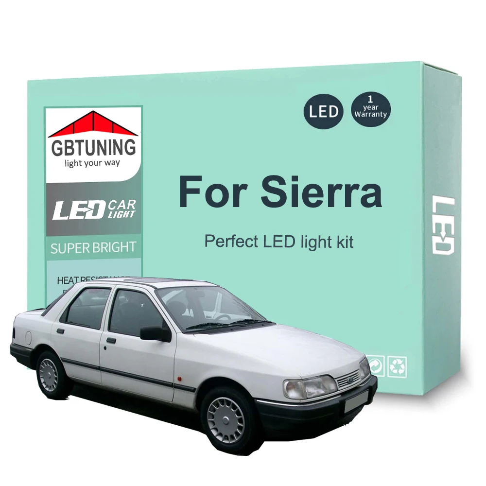 Kit de bombillas LED interior Canbus para Ford Sierra 1987-1993