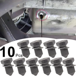 10 Uds. Arandela de sellado de drenaje con tapón de cárter de aceite para Transporter T5 Golf 4 5 6 Bora 1J Jetta 1K Fabia 6Y Octavia 1U Ibiza 6L Leon 1P