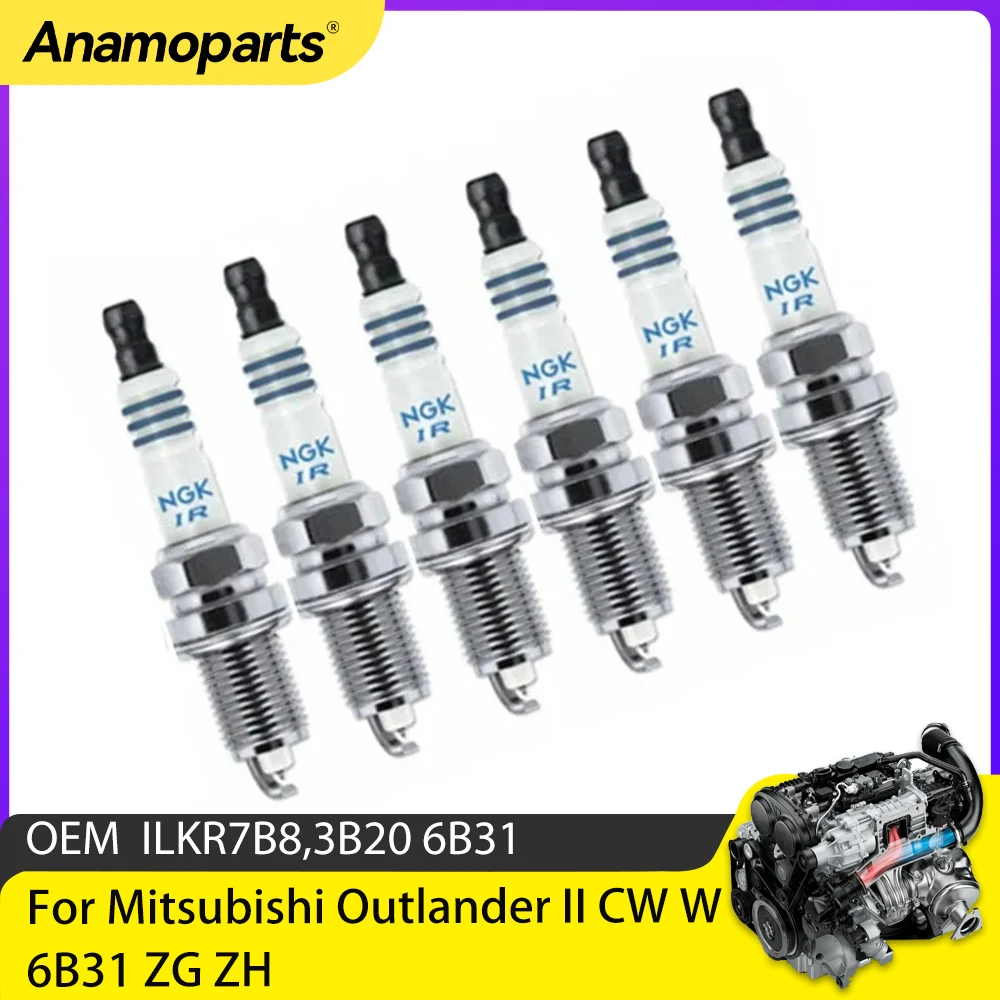 Bujías de iridio ILKR7B8 para Mitsubishi Outlander II 6B31
