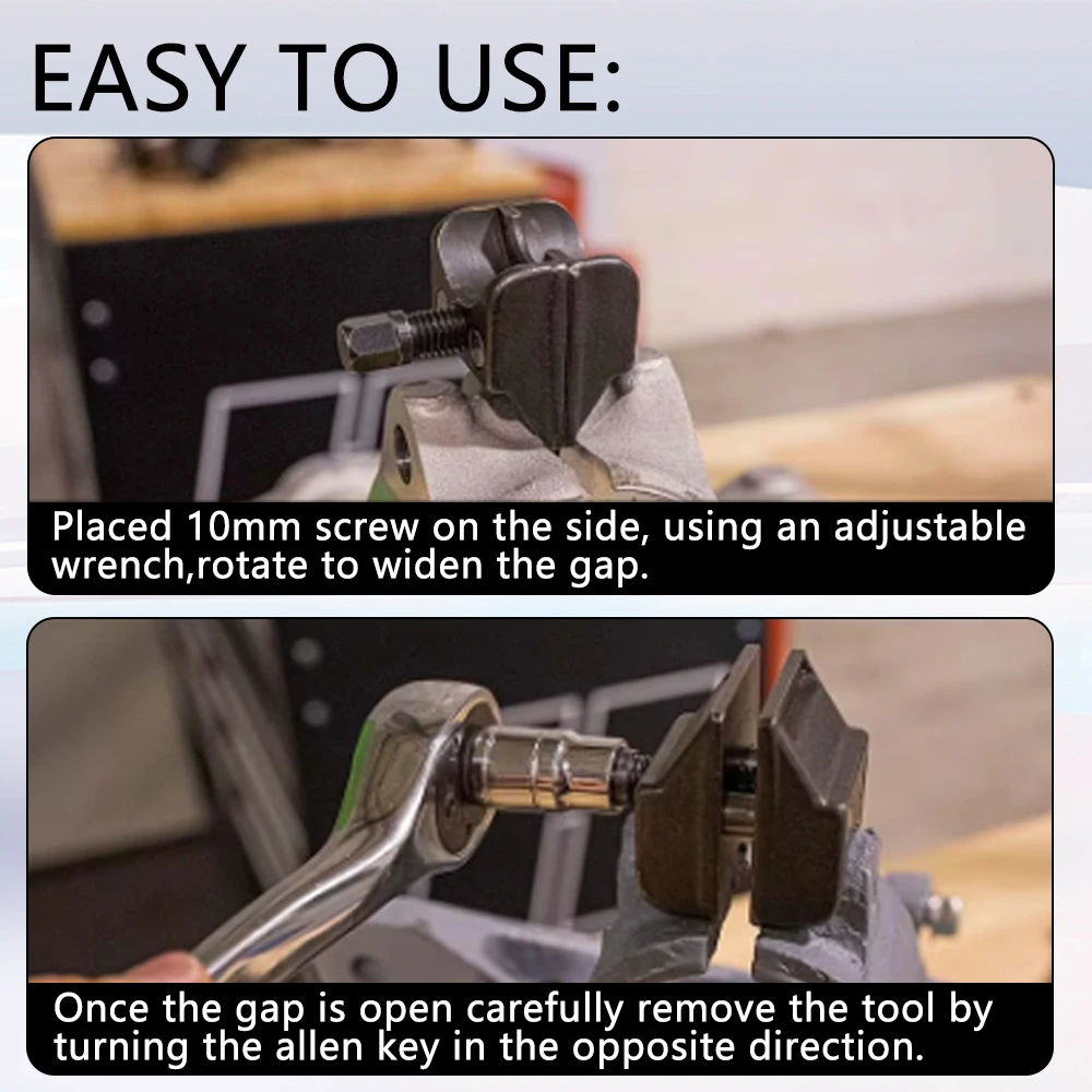 Herramienta esparcidora de puntal de suspensión, buje dividido de suspensión de coche para Volkswagen Audi BMW Ford, etc., esparcidor de nudillos de dirección EM1072 - imagen 3