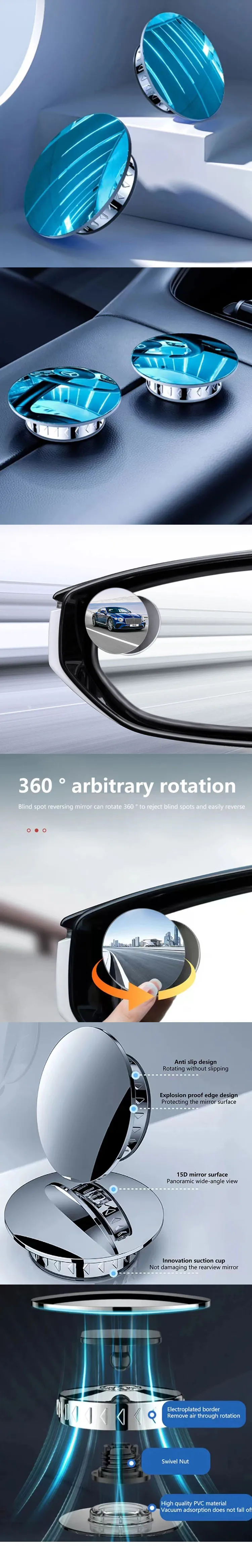 Espejo de punto ciego para coche