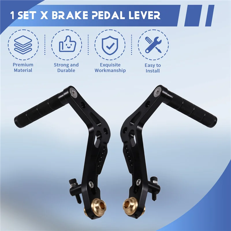 Pedales ajustables para kart de carreras – acelerador y freno