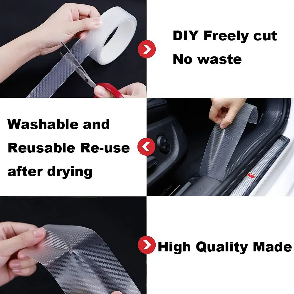 3M Protector umbral coche transparente antiarañazos – universal - imagen 3