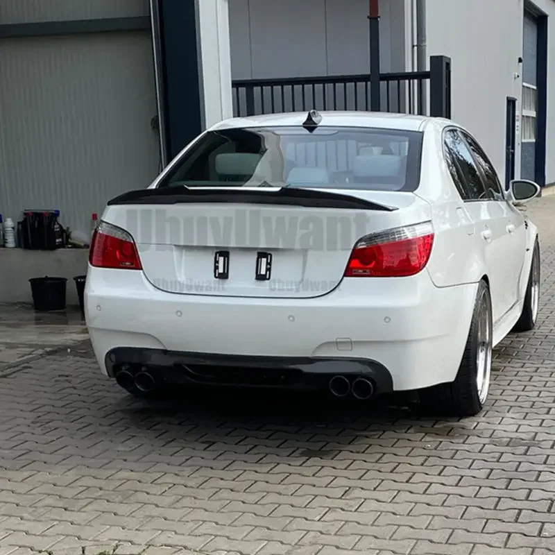 Alerón trasero estilo PSM negro brillante BMW E60 M5 Cabrio 2004-2009 - imagen 3