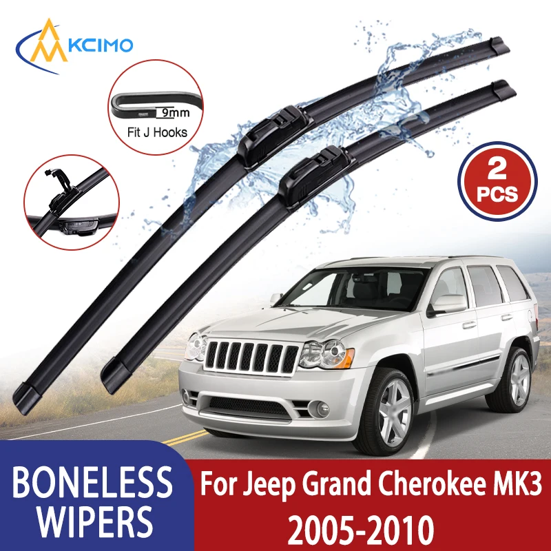Kcimo Limpiaparabrisas tipo U para Jeep Grand Cherokee MK3 2005-2010