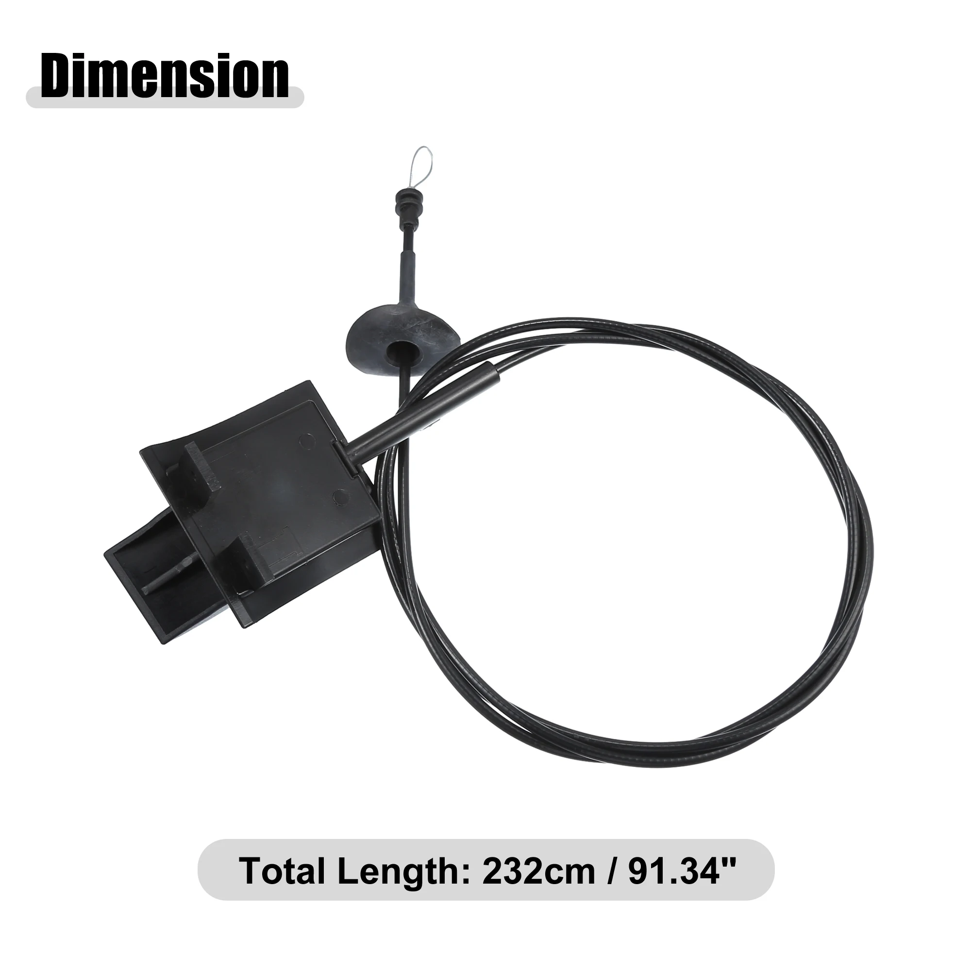 UXCELL E7TZ16916A Cable de apertura del capó Ford F-150 1987-1991 - imagen 2