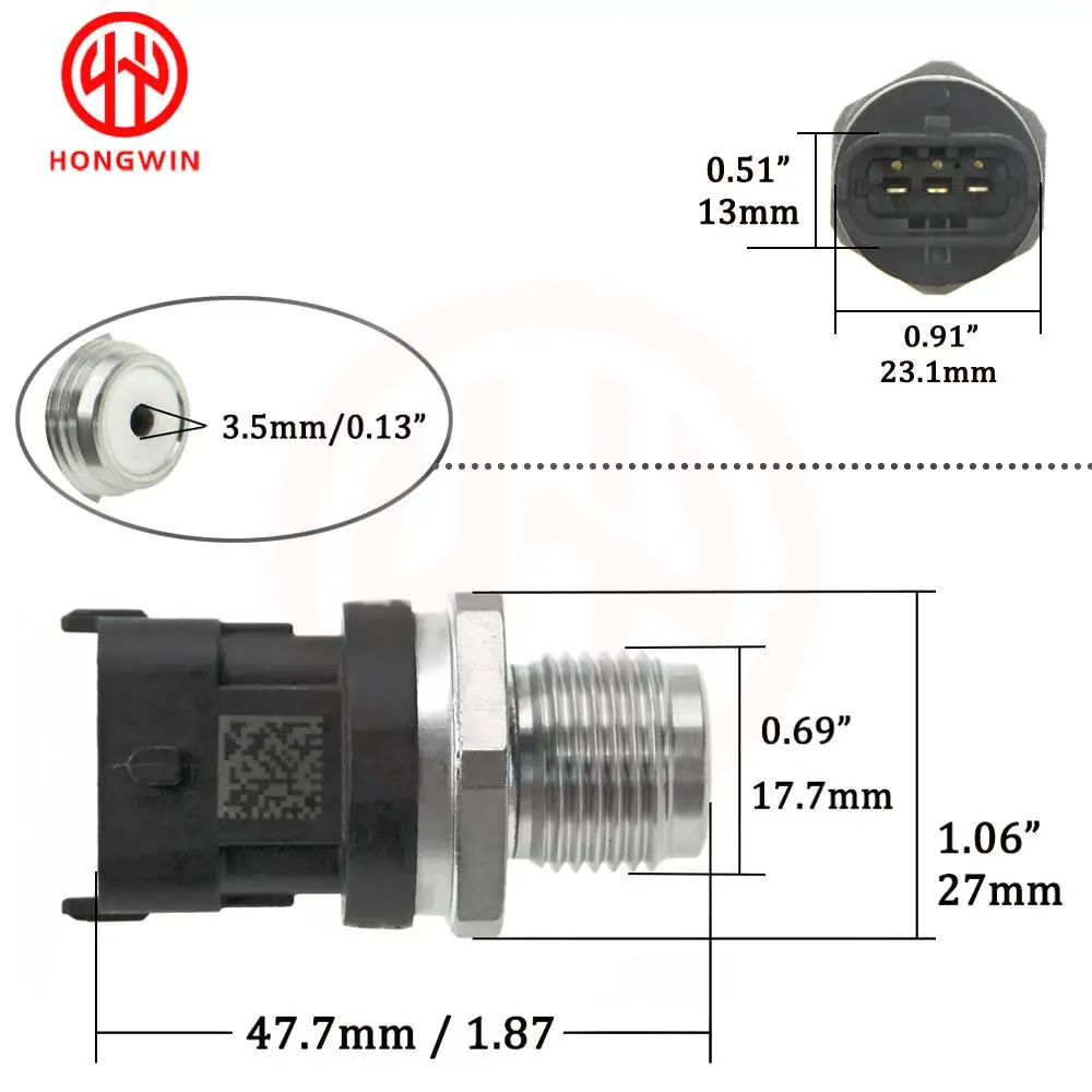 Regulador de presión riel combustible 0281002863 – Kia Hyundai CRDi - imagen 4