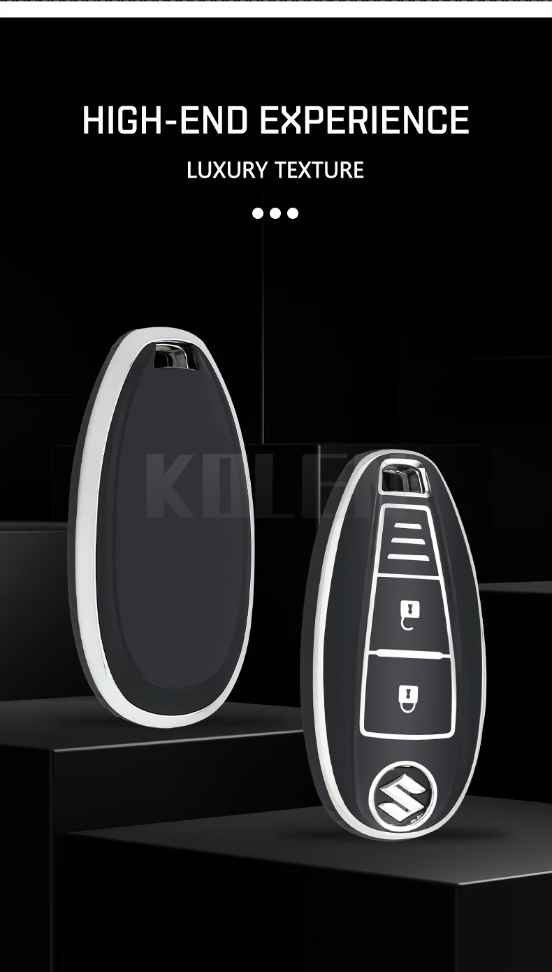 Funda para llave de coche en color blanco