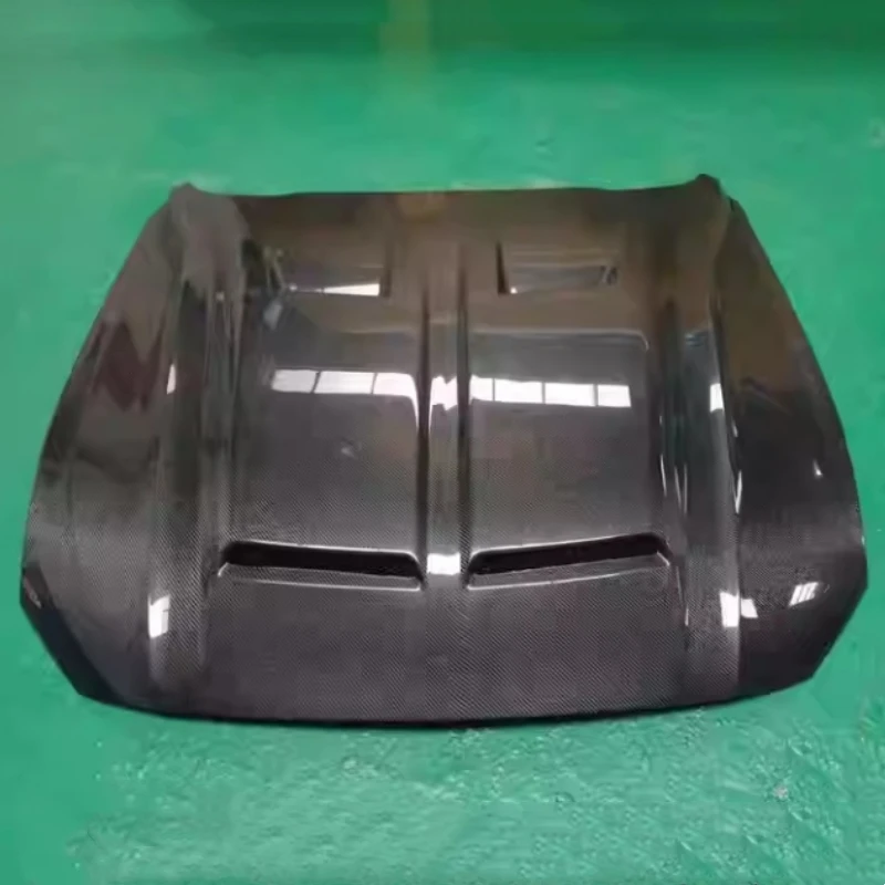 Capó de fibra de carbono auténtica para Ford Mustang 2018-2023 - imagen 2