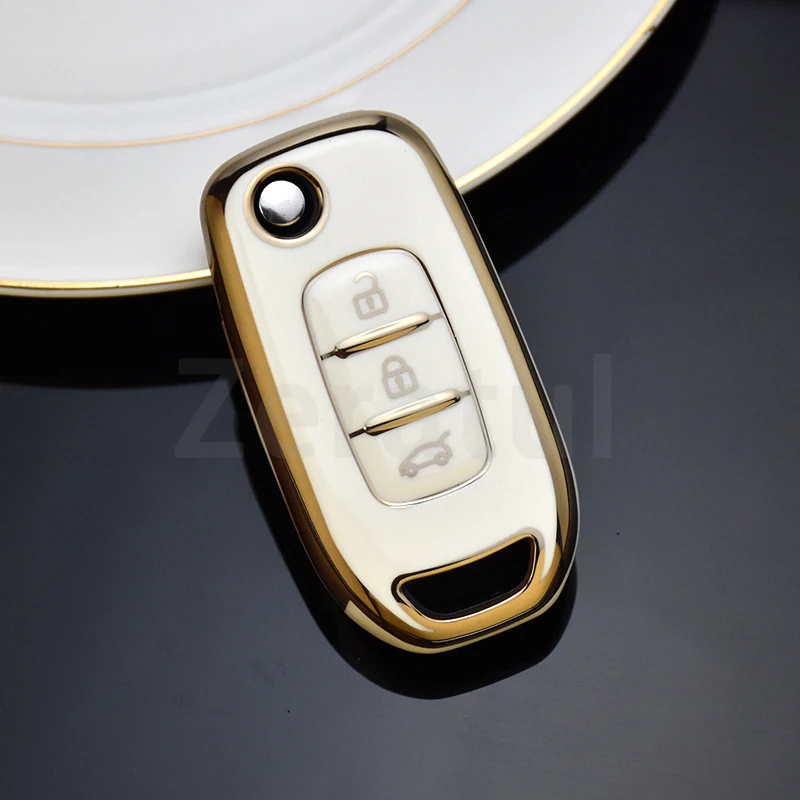 Detalle de la funda para mando de coche