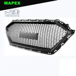 Protector parrilla estilo panal negro mate Hyundai Elantra 2017-2018