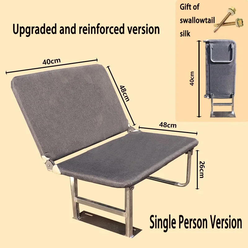 Asiento plegable de furgoneta con suspensión lateral y giro - imagen 2