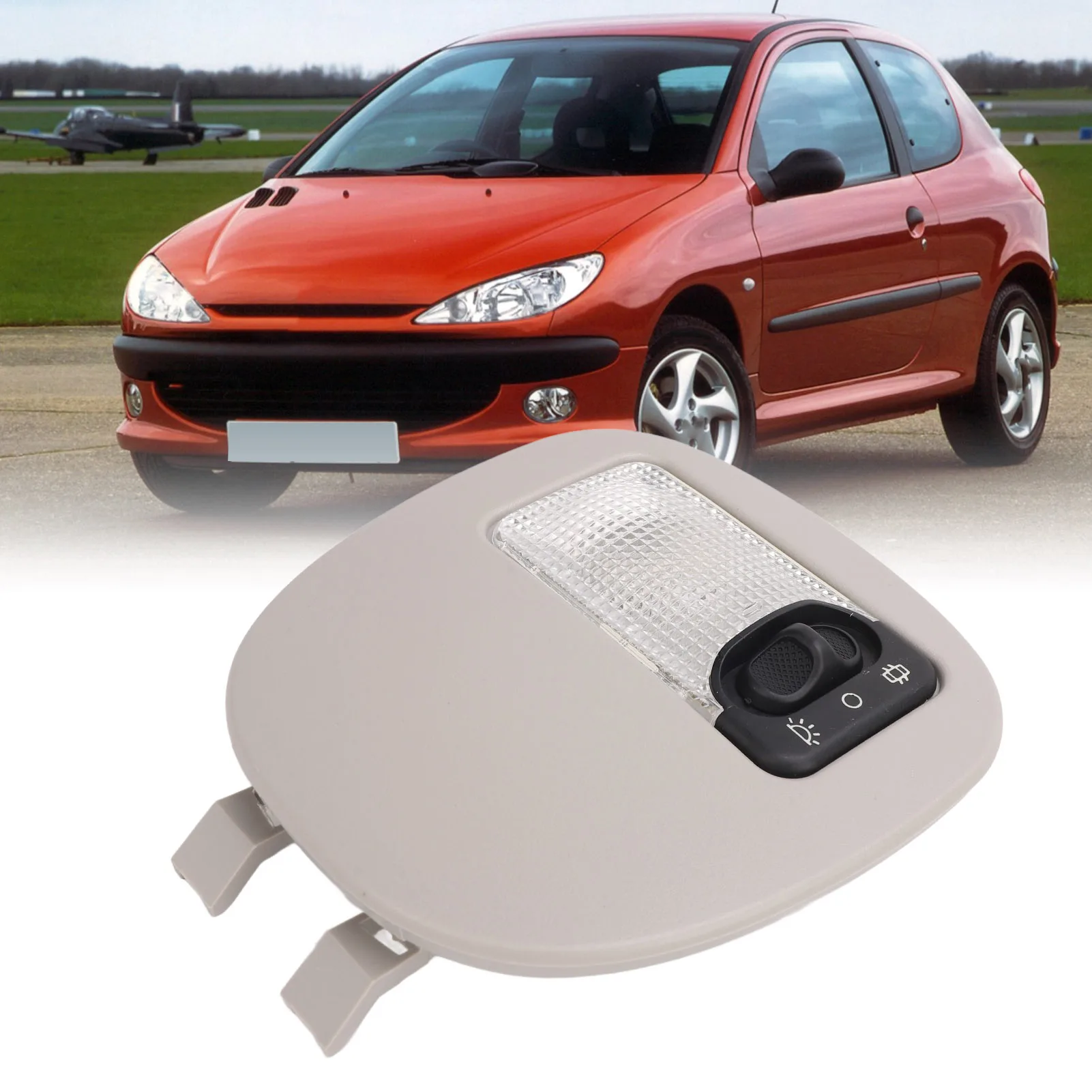 8146G2 Luz de techo interior para Peugeot 206 y 207 - imagen 3