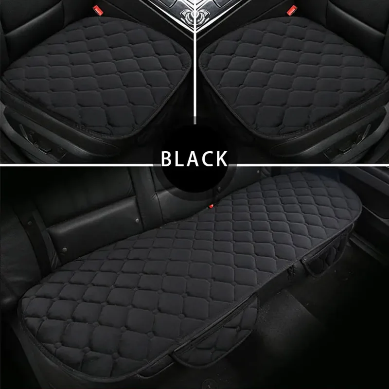 Kcimo Fundas de asiento de felpa universales para coche - imagen 5