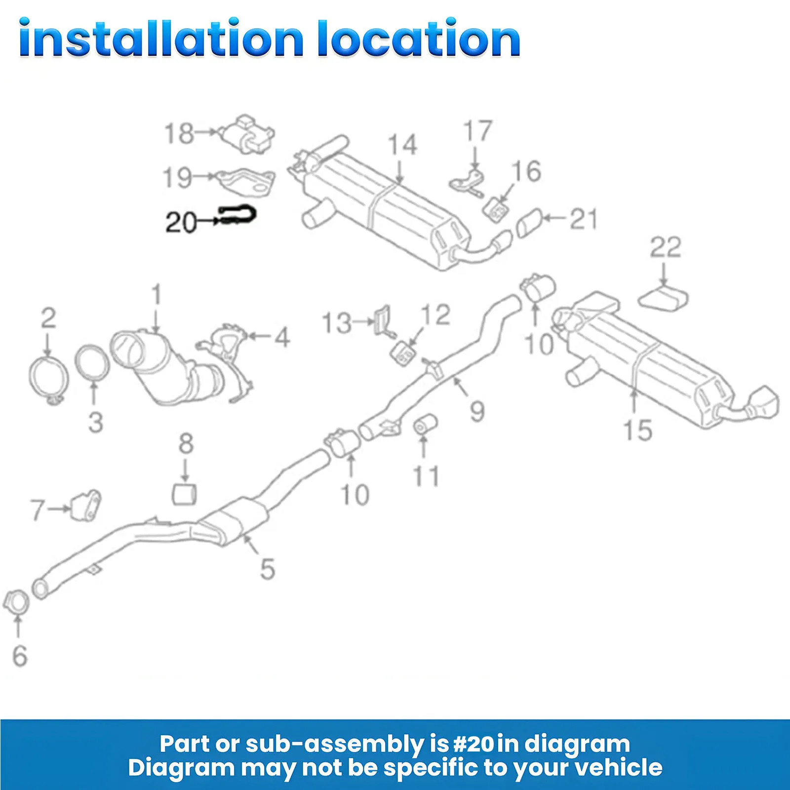 Muelle antirruido del actuador de escape BMW Serie 3 F30/G20 - imagen 3
