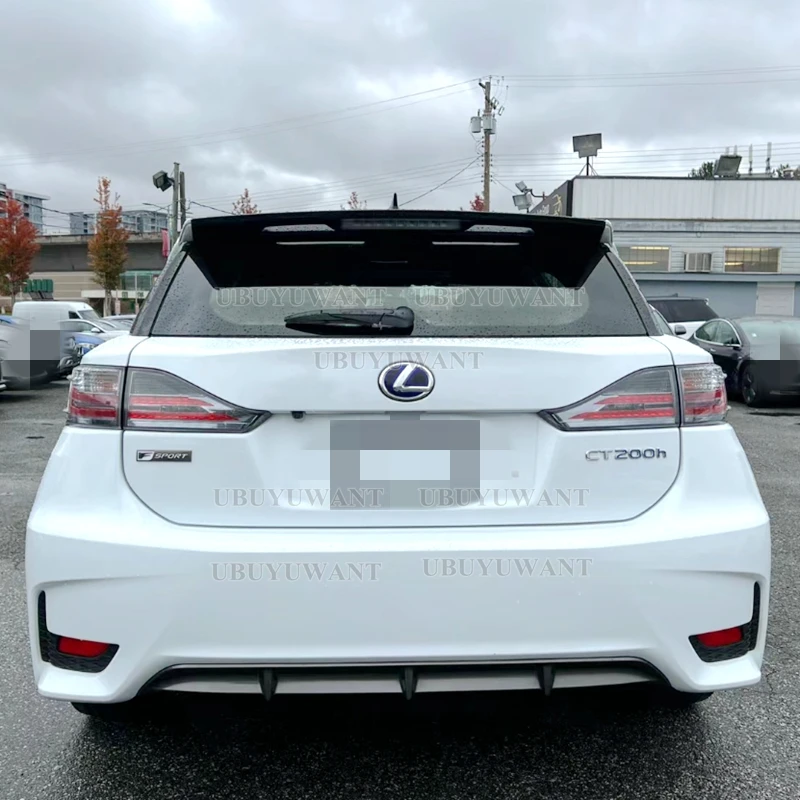 Alerón labio fibra de carbono Lexus CT200h techo trasero - imagen 3