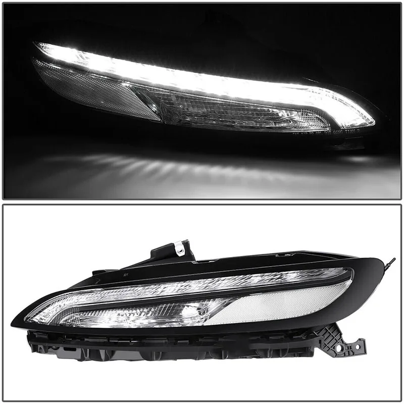 Faros LED para Jeep Cherokee 2014-2018 luz diurna y intermitente - imagen 2