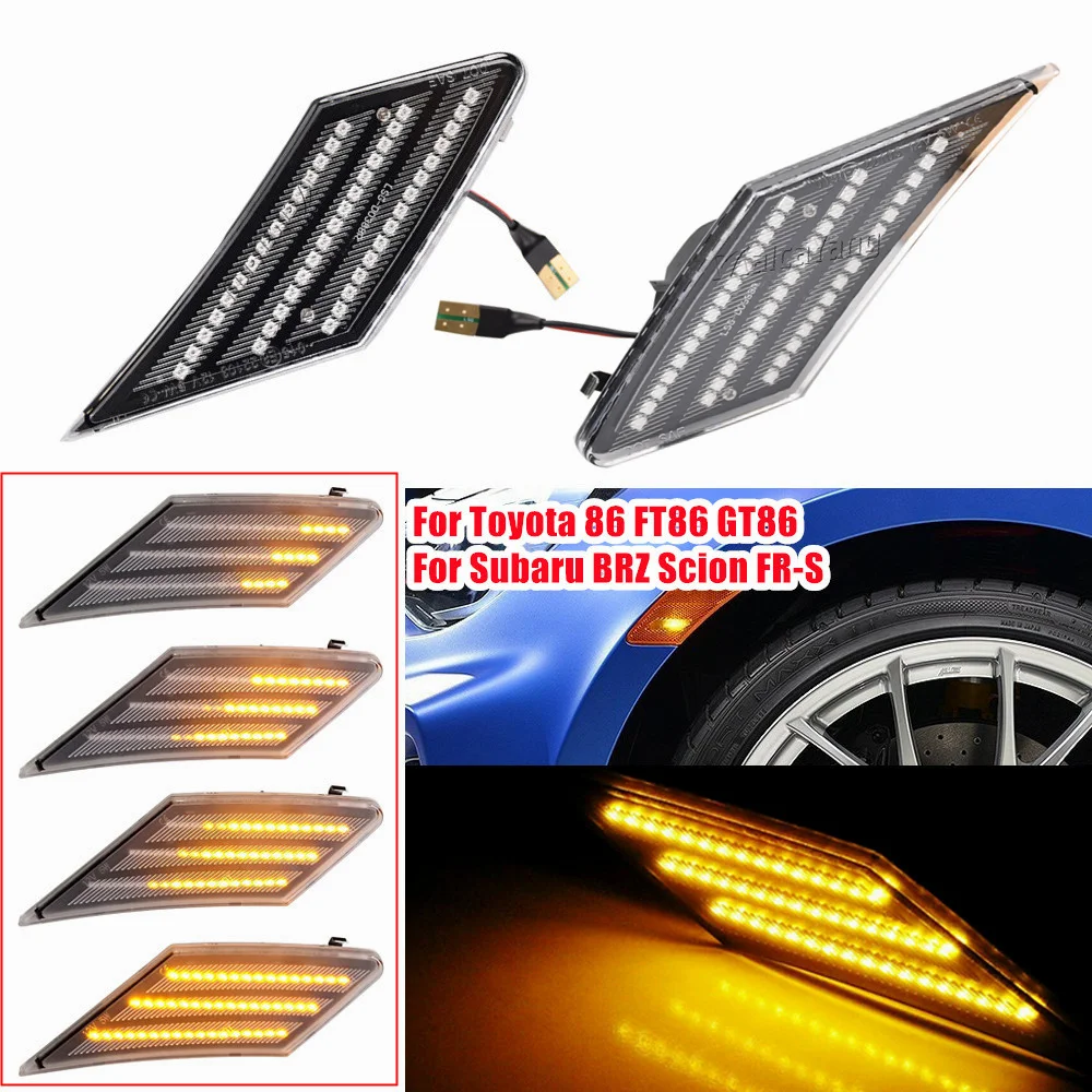 Luces intermitente LED secuencial para Toyota 86 GR86 y Subaru BRZ - imagen 3