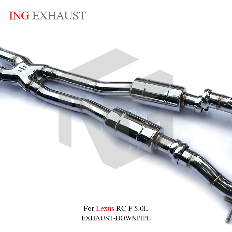 Tubo Catback de válvula de acero inoxidable ING para Lexus RCF 5.0L versión de carrera - imagen 2