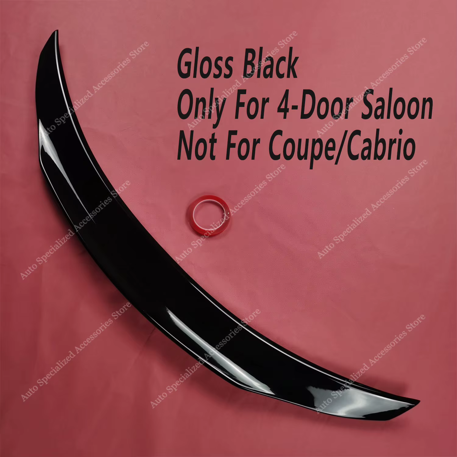 Vista del alerón instalado en la parte trasera