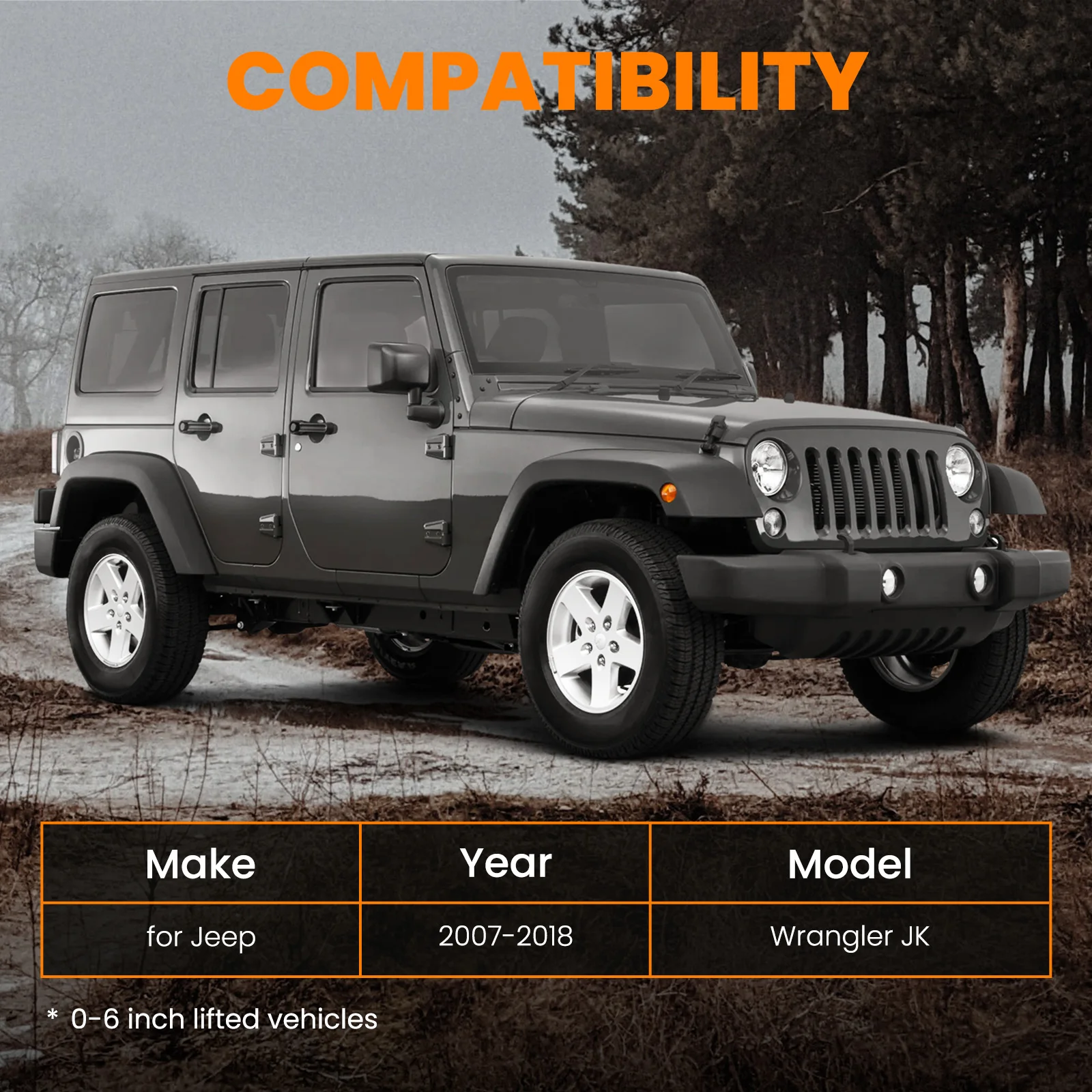 Barra de suspensión trasera ajustable Jeep Wrangler JK 2007-2018 - imagen 4