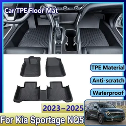 Alfombrillas traseras Kia Sportage NQ5 TPE impermeables 2023-2025