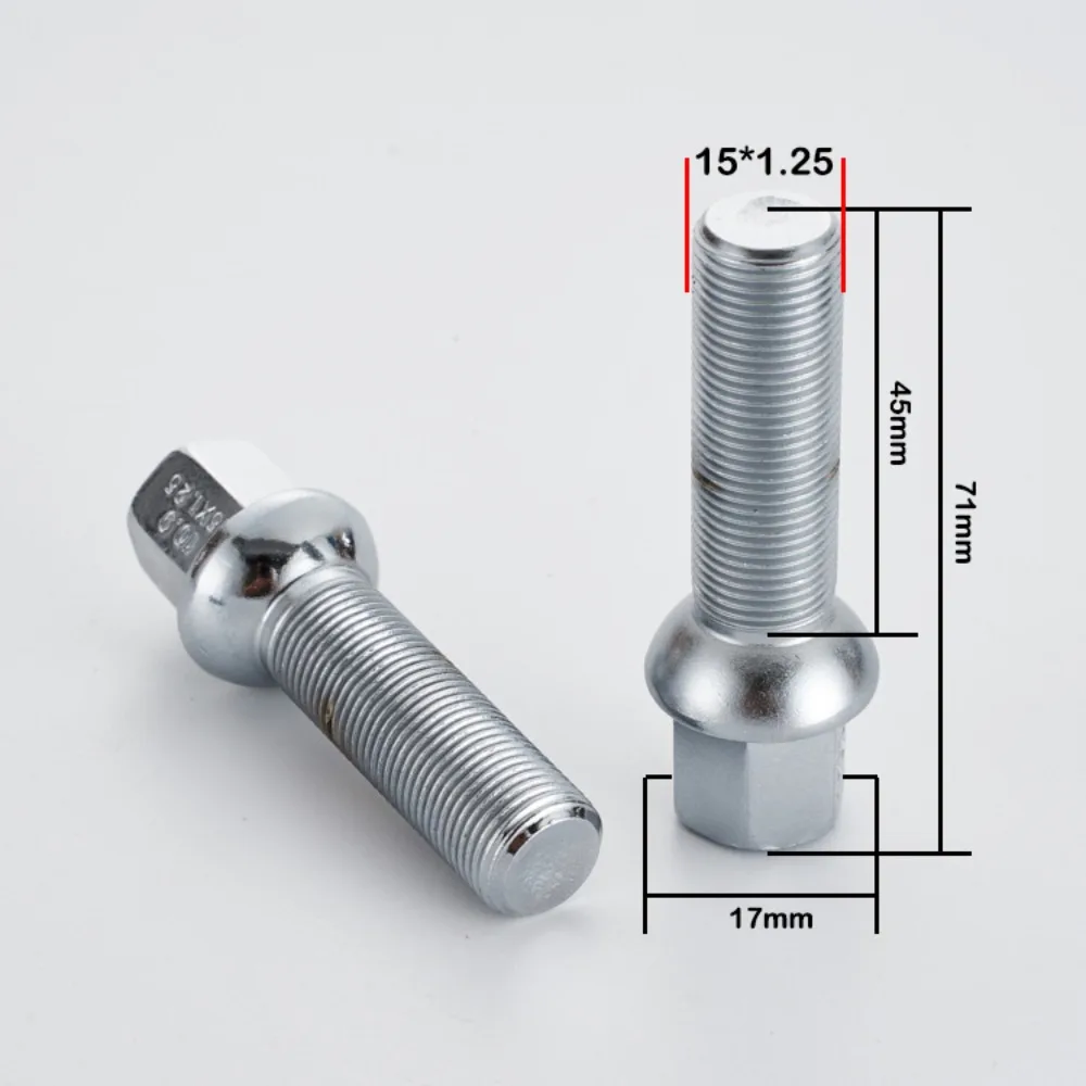 Tornillo de rueda extralargo passches con cabeza hexagonal
