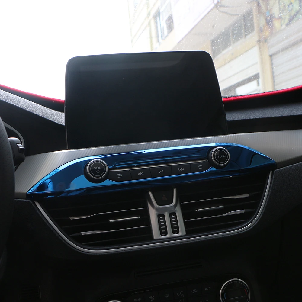 Cubierta pomo cambio Ford Focus MK4 2019-2023 acero inoxidable - imagen 3