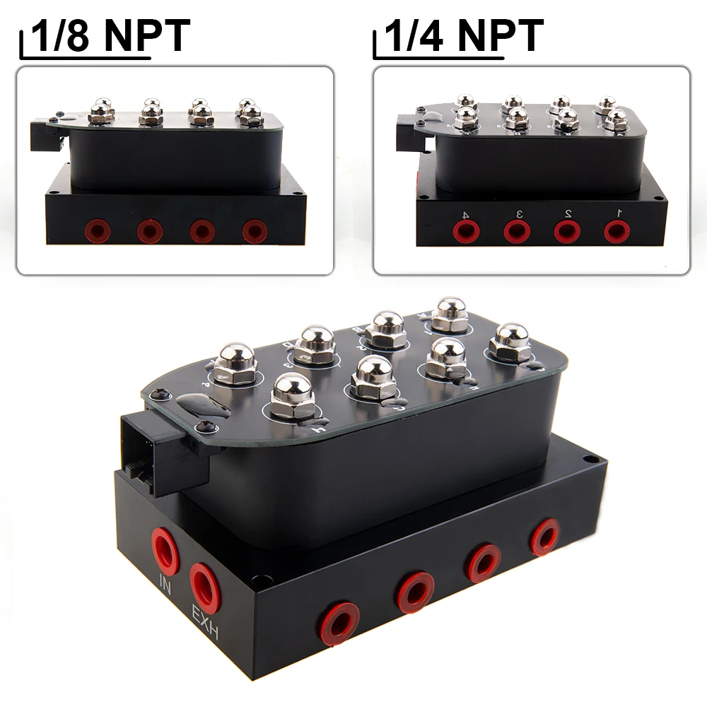 Válvula solenoide VU4 universal para suspensión neumática