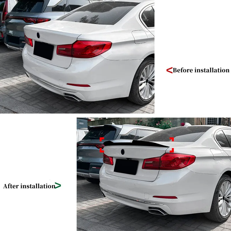 Alerón maletero carbono BMW 5 Series G30 2018-2023 525i 530i - imagen 3