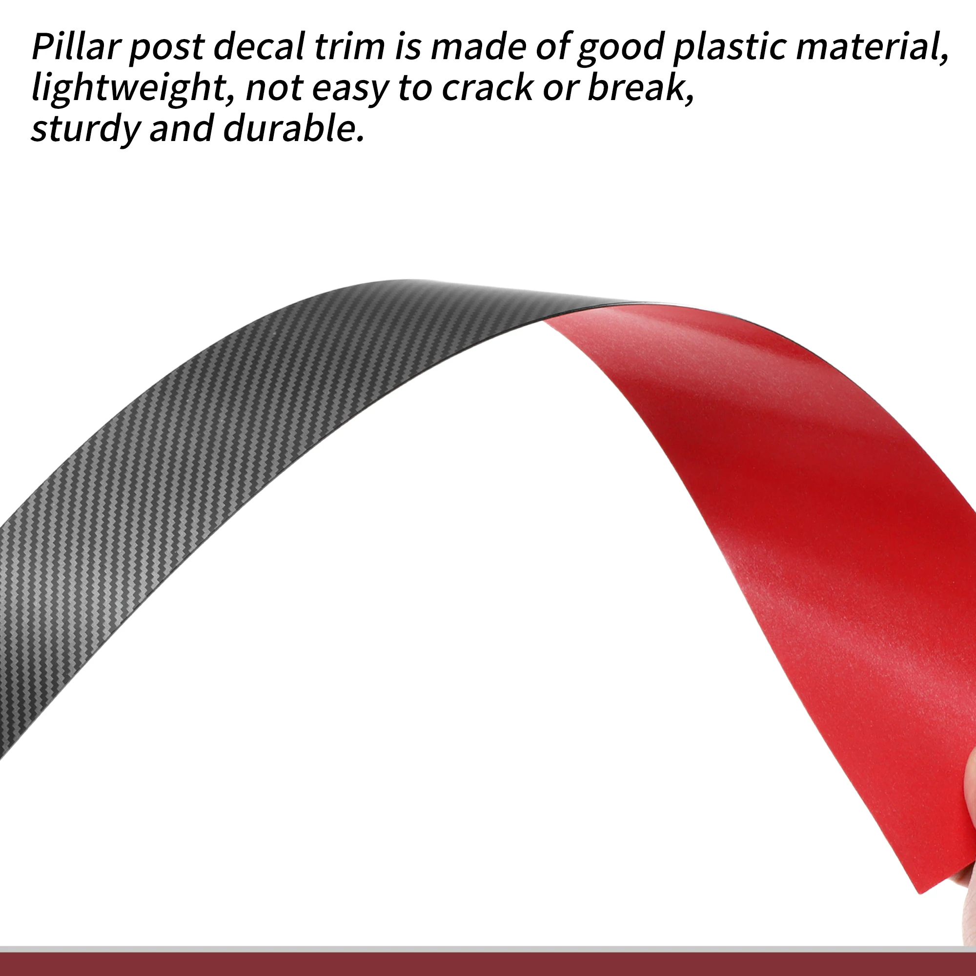Embellecedor pilar puerta UXCELL – Nissan Bluebird 2000-2006 fibra carbono - imagen 3