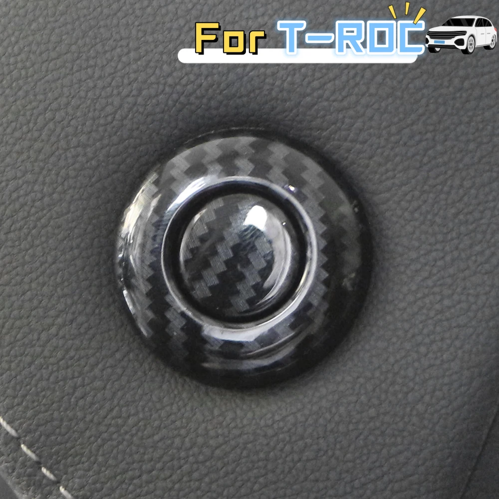 Reposacabezas interior en fibra de carbono para VW T-Roc 2017-2023 - imagen 3