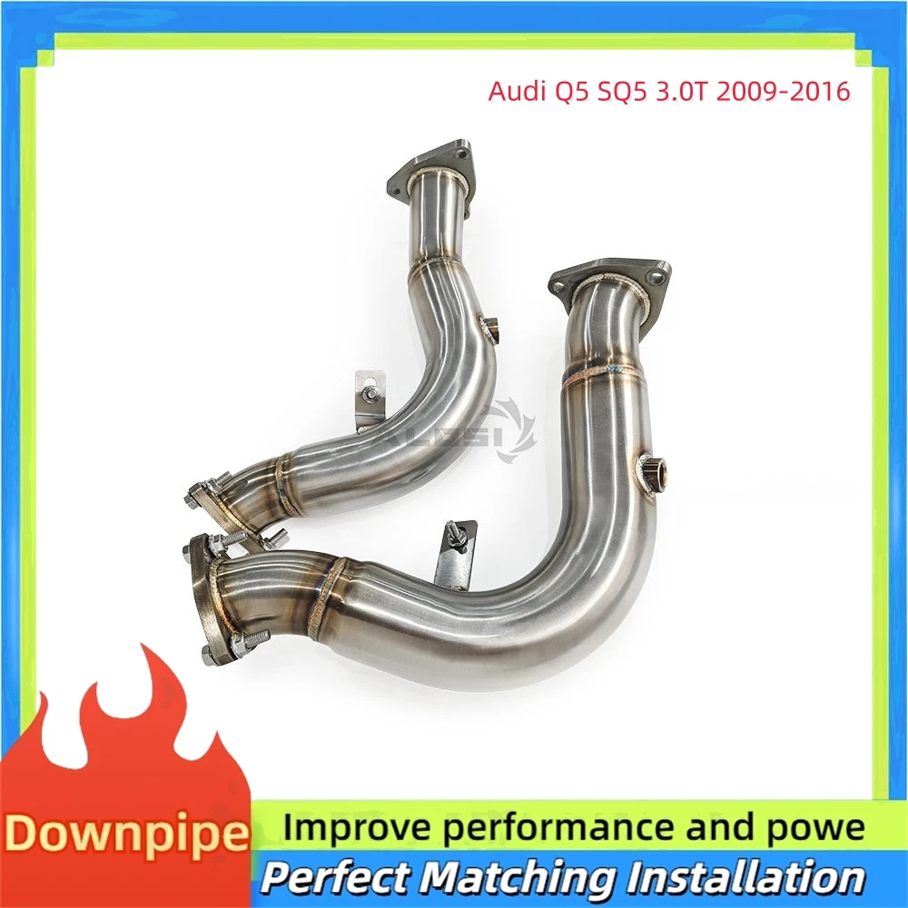 Tubo de escape alto flujo en acero inoxidable para Audi Q5 SQ5 3.0 T - imagen 2