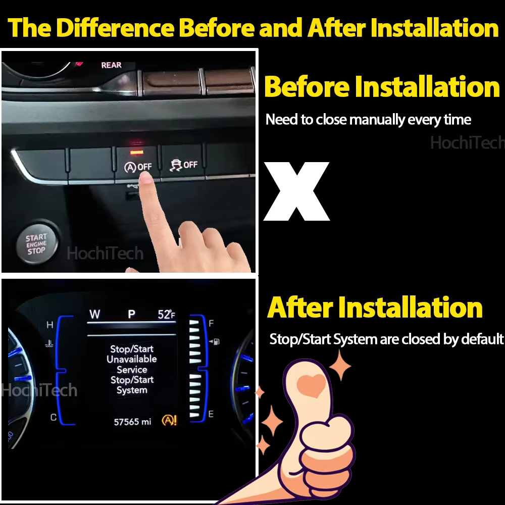 **Para Honda CRV CR-V RS 2023-2025 sistema de arranque y parada automática del motor apagado dispositivo Sensor de Control enchufe parada cancelar** - imagen 5