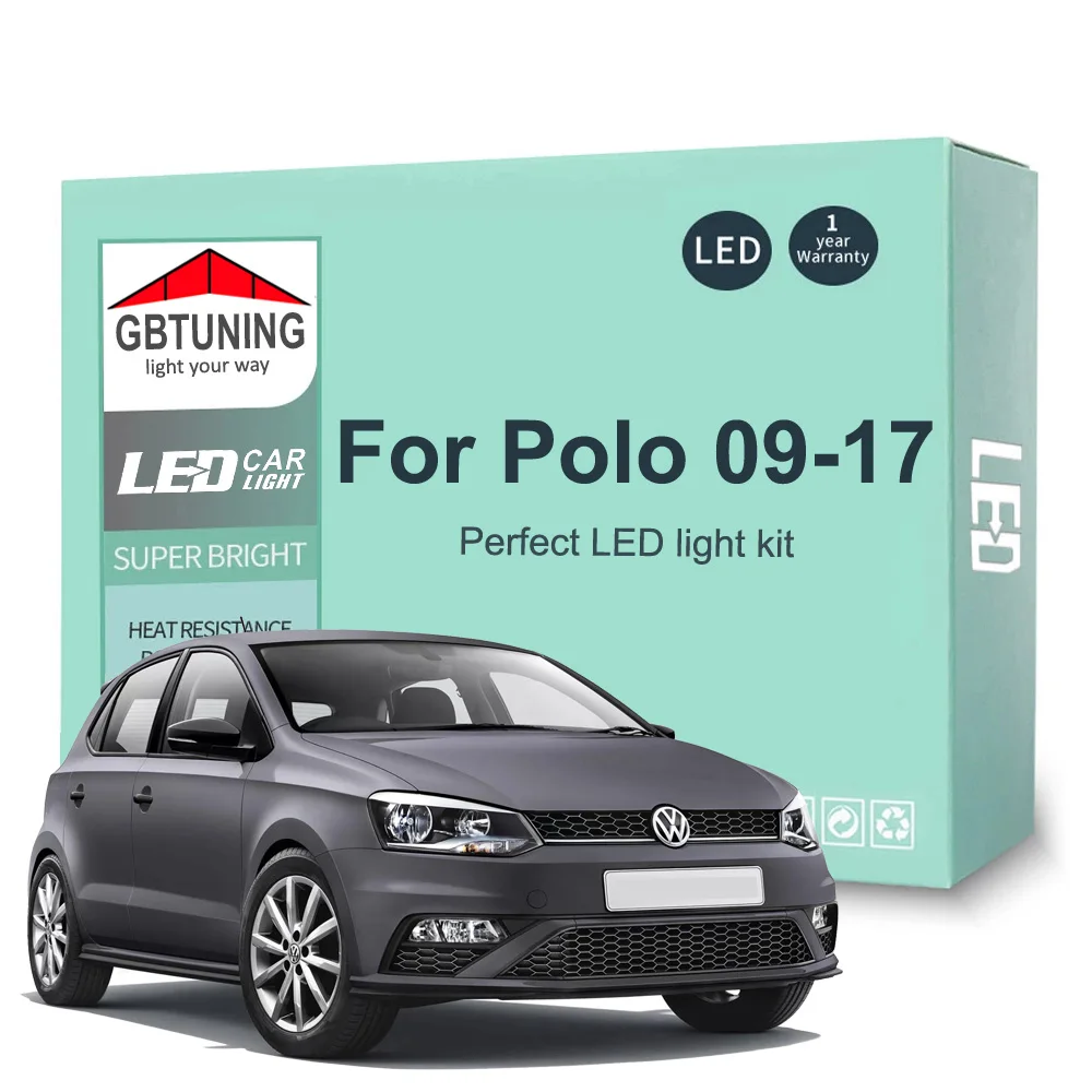 Kit bombillas LED Canbus VW Polo MK5 6R/6C – homologadas 2009-2017