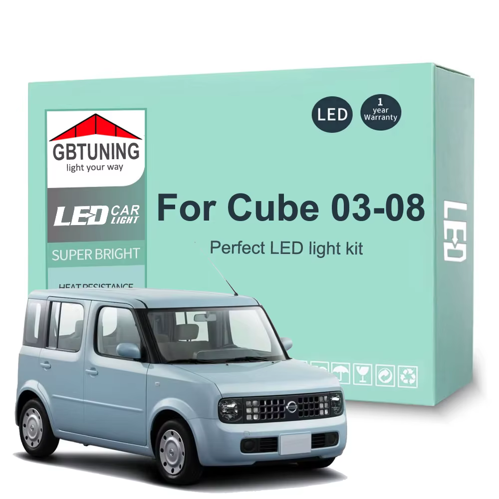 Bombillas LED de interior, matrícula y maletero para Nissan Cube Z11