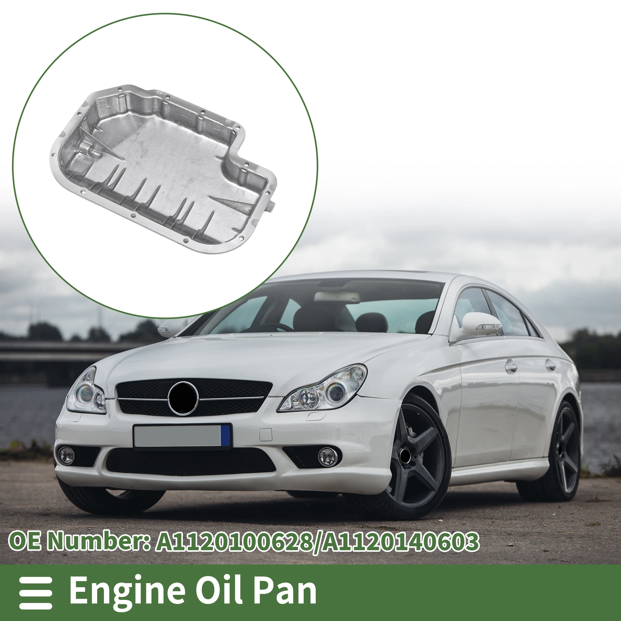 UXCELL A1120100628 Cárter de aceite Mercedes CL55 AMG V8 5.5L 2001-2006